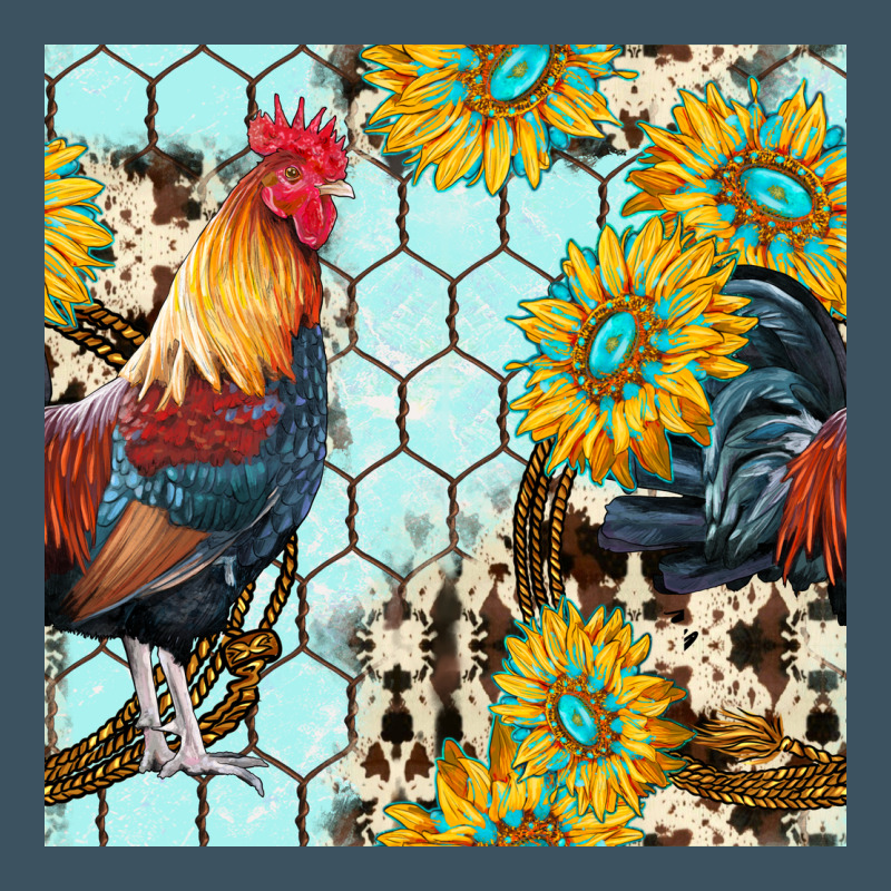 Western Rooster Seamless Pattern Urban Hoodie by BundleAndBundleShop | Teevron