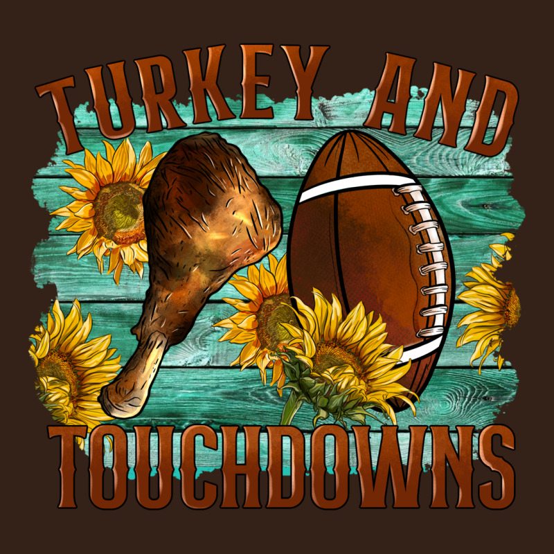 Turkey And Touchdowns Heavy Core Tee by LillyAllenDesigns | Teevron