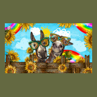 2 Donkeys Sunflower Long Sleeve Tee | Teevron