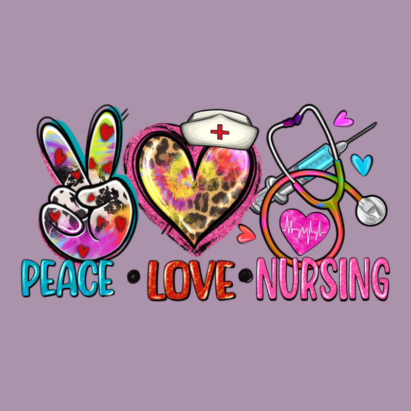 Peace Love Nursing Heavyweight Hoodie by Zillion Design Studio | Teevron