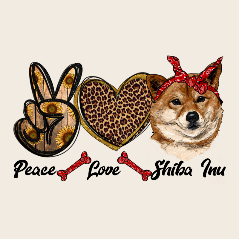 Peace Love Shiba Inu Premium Sweatshirt by RanaPortraitStore | Teevron