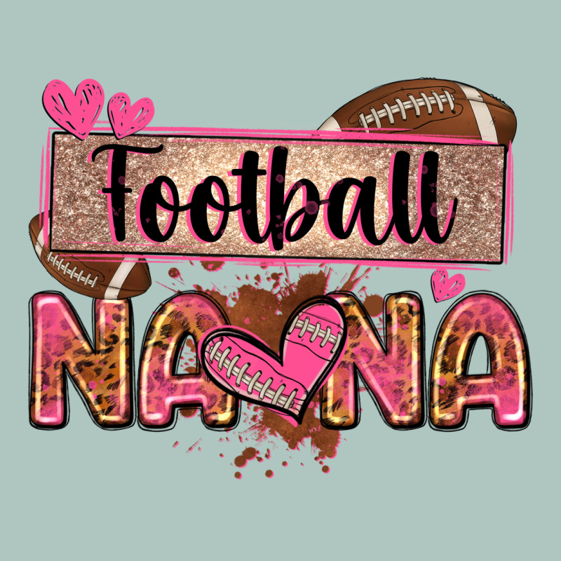 Football Nana With Leopard Premium Sweatshirt by Zillion Design Studio | Teevron