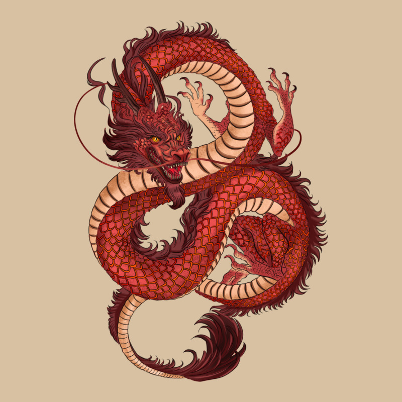 Red Dragon Heavyweight Hoodie by RanaPortraitStore | Teevron