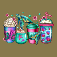 Turtle Coffee Cups Premium Hoodie | Teevron