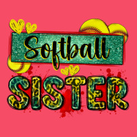 Softball Sister With Leopard Premium Sweatshirt | Teevron