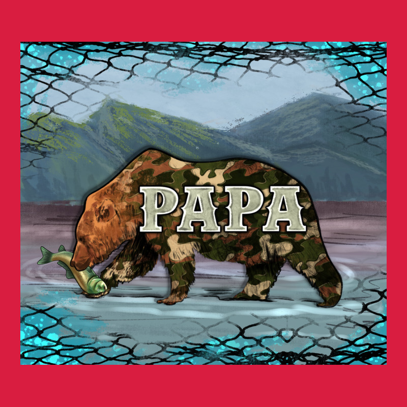 Papa Bear Tumbler Premium Hoodie by Artiststas | Teevron