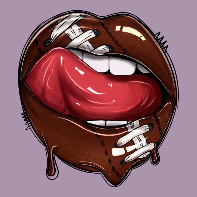 Sports Lips American Football Heavyweight Hoodie by texasbilliewilder | Teevron