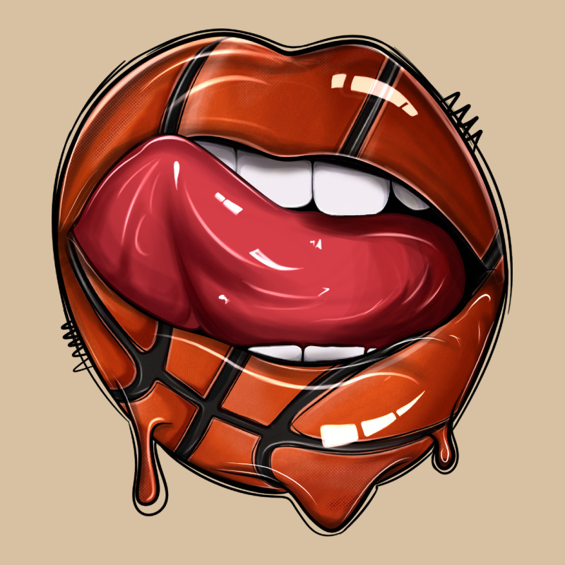 Sports Lips Basketball Heavyweight Hoodie by texasbilliewilder | Teevron
