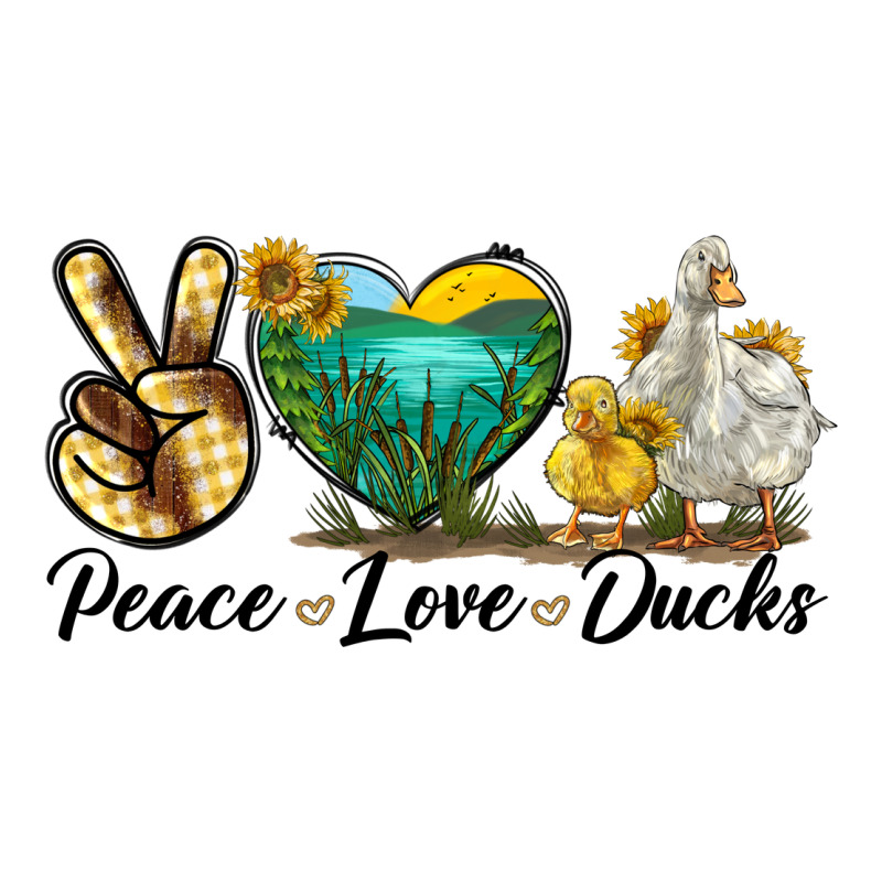 Peace Love Ducks Premium Tee by LillyAllenDesigns | Teevron
