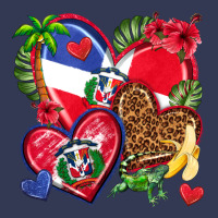 Dominican Republic  Hearts Heavyweight Hoodie | Teevron