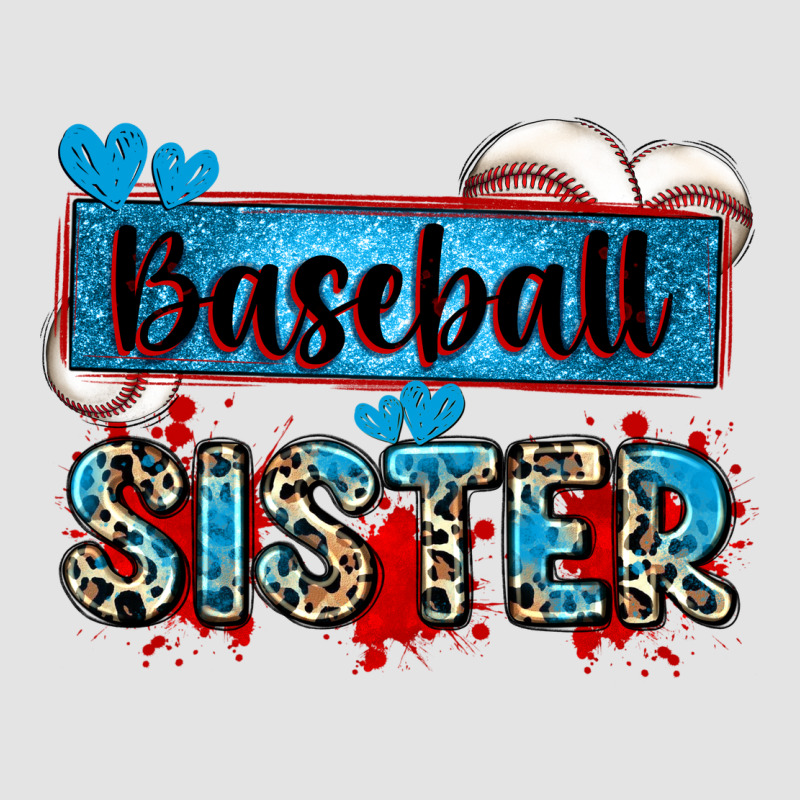 Baseball Sister With Leopard Premium Sweatshirt by Zillion Design Studio | Teevron