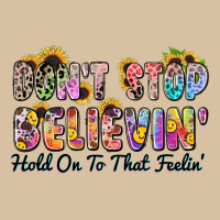 Don't Stop Believin' Hold On To That Feeling Heavyweight Hoodie | Teevron