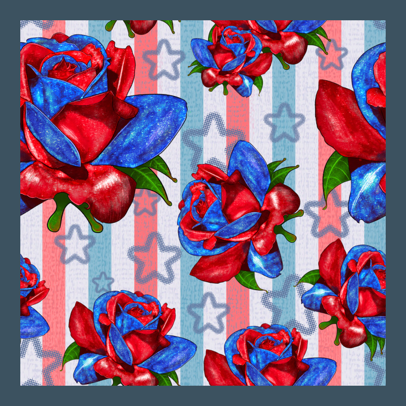 Patriotic Roses Urban Hoodie by BundleAndBundleShop | Teevron