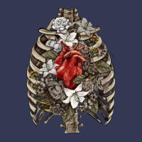 Skeleton Rib Cage Heart Heavyweight Hoodie | Teevron