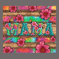 Mama With Tie Dye And Flowers Urban Hoodie | Teevron