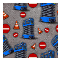 scissor lift seamless pattern | Teevron