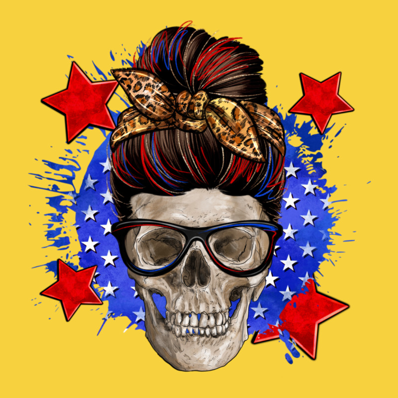 American Mom Skull Premium Sweatshirt by Zillion Design Studio | Teevron