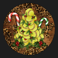 Softball Leopard Christmas Heavyweight Hoodie | Teevron