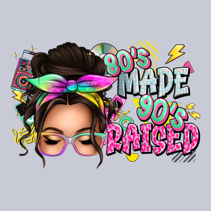80s Made 90s Raised Messy Bun Heavyweight Hoodie by texasbilliewilder | Teevron