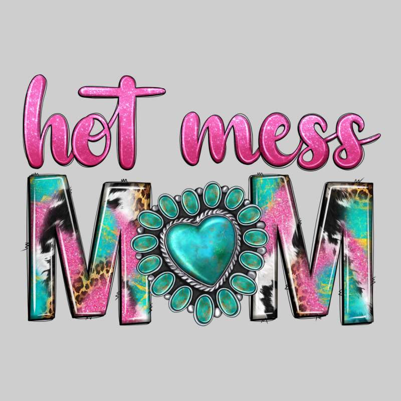 Hot Mess Mom Premium Sweatshirt by texasbilliewilder | Teevron