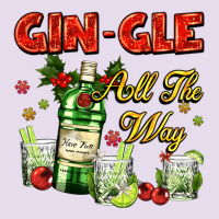 Gin`gle All The Way With Bottle And Cocktails Premium Hoodie | Teevron