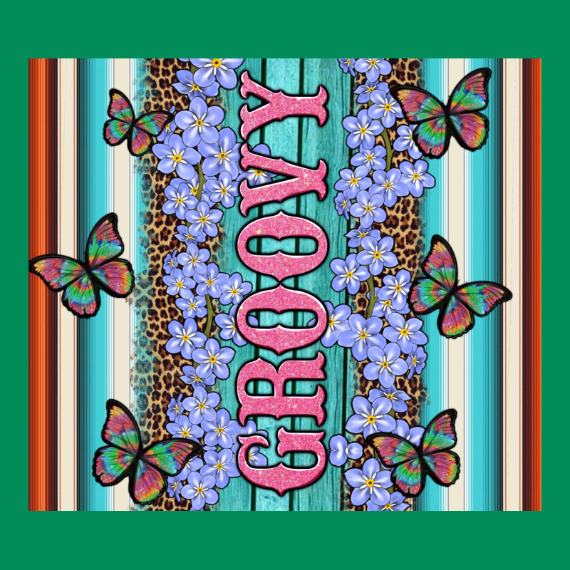 Groovy With Flowers And Butterflies Urban Hoodie by Artiststas | Teevron