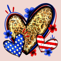American Flag Heart Leopard Premium Sweatshirt | Teevron