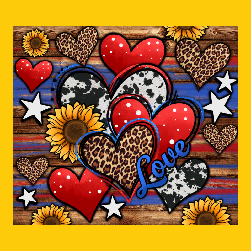 4th Of July American Hearts Premium Hoodie by Jasminsmagicworld | Teevron