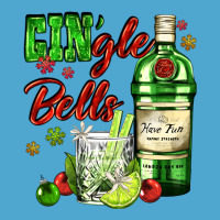 Gin`gle Bells With Bottle And Cocktail Premium Hoodie | Teevron