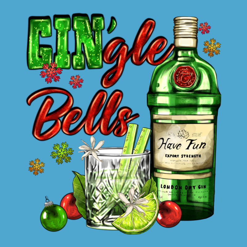 Gin`gle Bells With Bottle And Cocktail Premium Hoodie by AdoDesignShop | Teevron