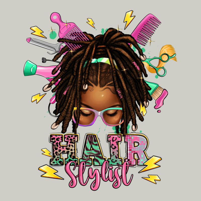 Afro Locs Hair Stylist Messy Bun Tbw Heavyweight Hoodie by texasbilliewilder | Teevron