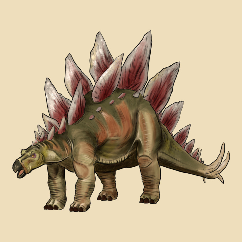 Dinosaur Stegosaurus Premium Hoodie by Artiststas | Teevron