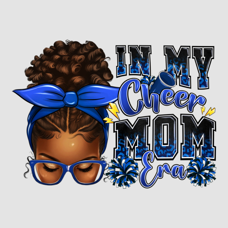 In My Cheer Mom Era Afro Messy Bun Premium Sweatshirt by texasbilliewilder | Teevron