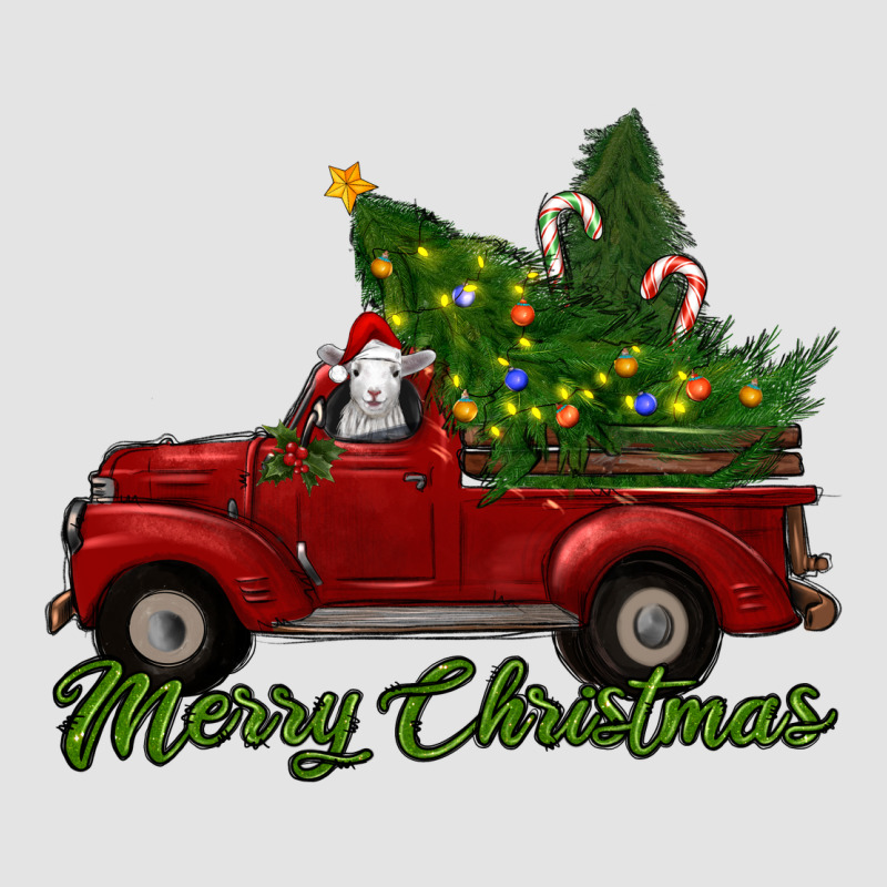 Merry Christmas Baby Sheep Trees With Truck Premium Sweatshirt by RanaPortraitStore | Teevron