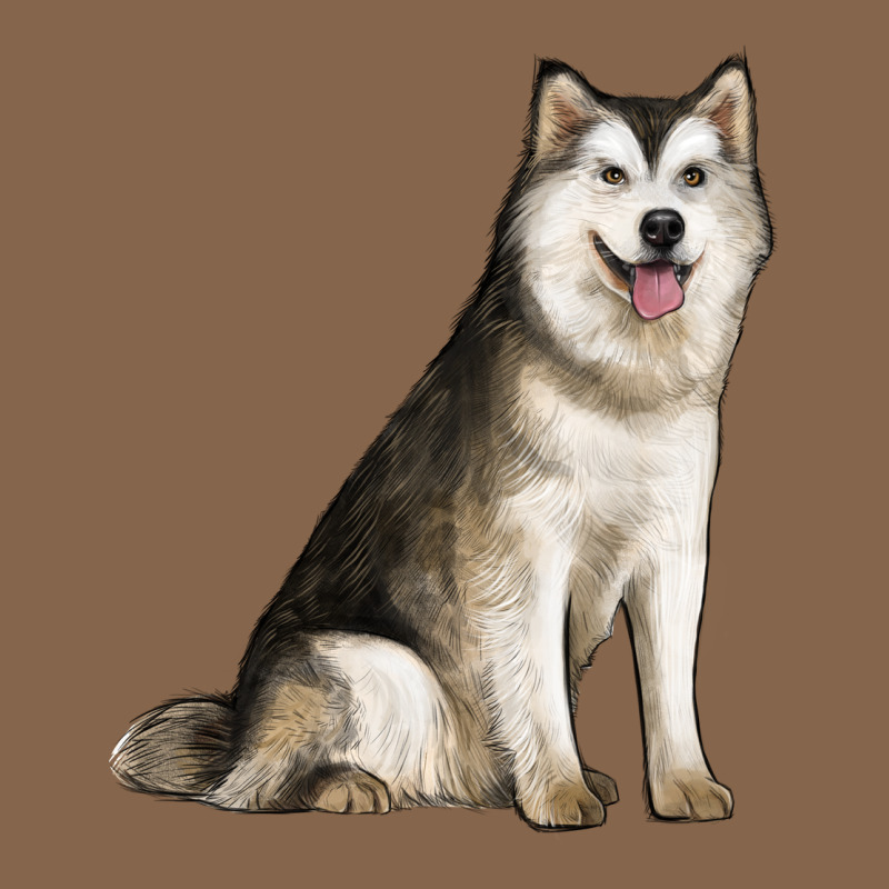 Alaskan Malamute Dog Premium Tee by LillyAllenDesigns | Teevron