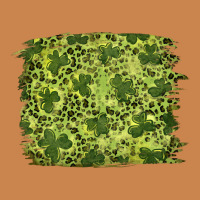 St Patrick's Day Shamrock Leopard Background Heavyweight Hoodie | Teevron