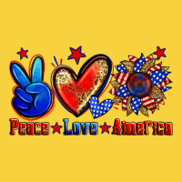 Peace Love America Premium Sweatshirt | Teevron