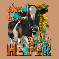 Dont Be A Salty Heifer With Sunflowers Heavyweight Hoodie | Teevron