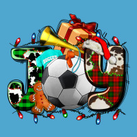 Joy With Soccer Element And Christmas Premium Hoodie | Teevron