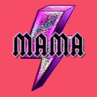 Mama Neon Leopard Lightning Bolt Premium Sweatshirt | Teevron