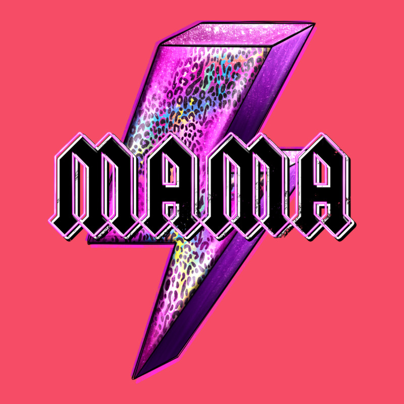 Mama Neon Leopard Lightning Bolt Premium Sweatshirt by texasbilliewilder | Teevron