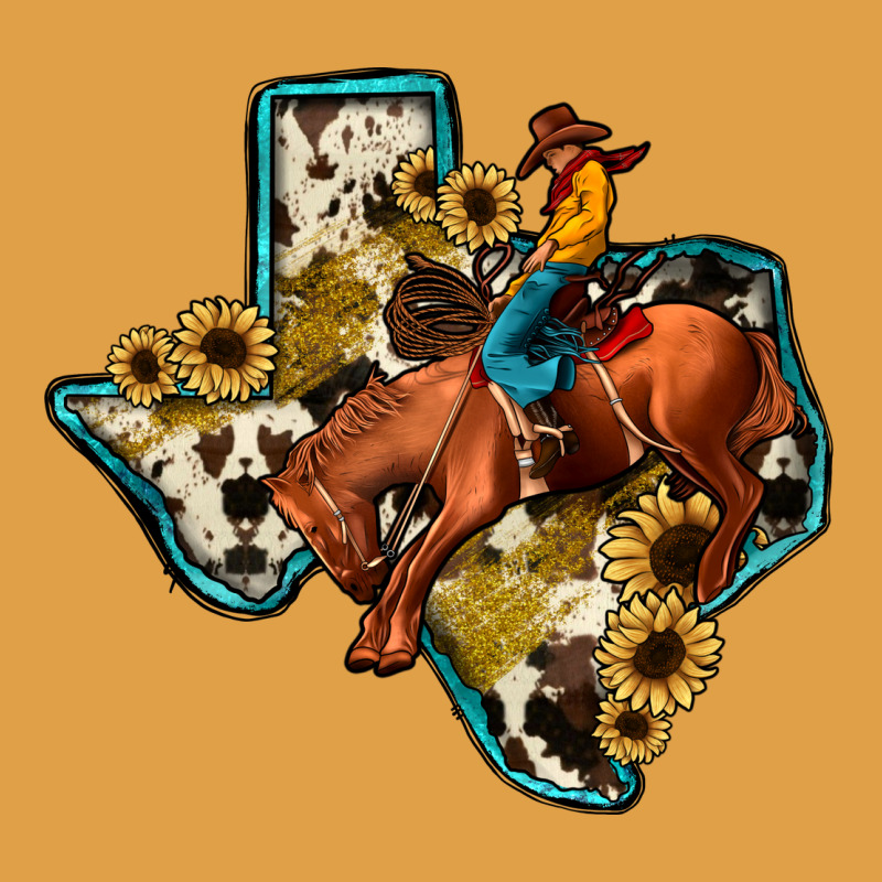 Rodeo Sunflower Texas Map Premium Hoodie by JahusDesignShop | Teevron