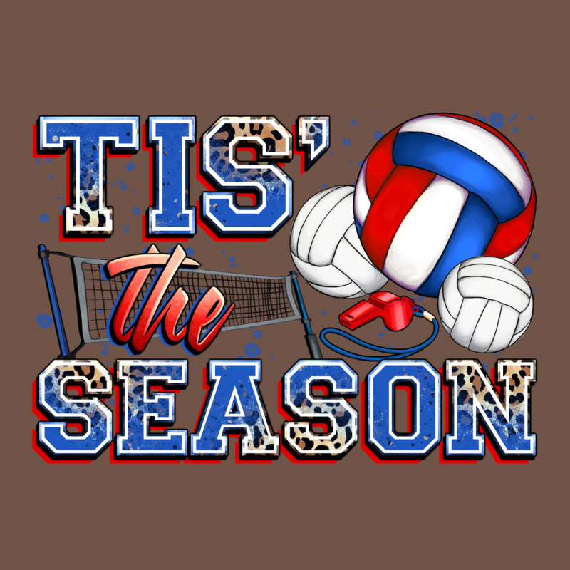 Tis' The Season Volleyball Premium Sweatshirt by Zillion Design Studio | Teevron