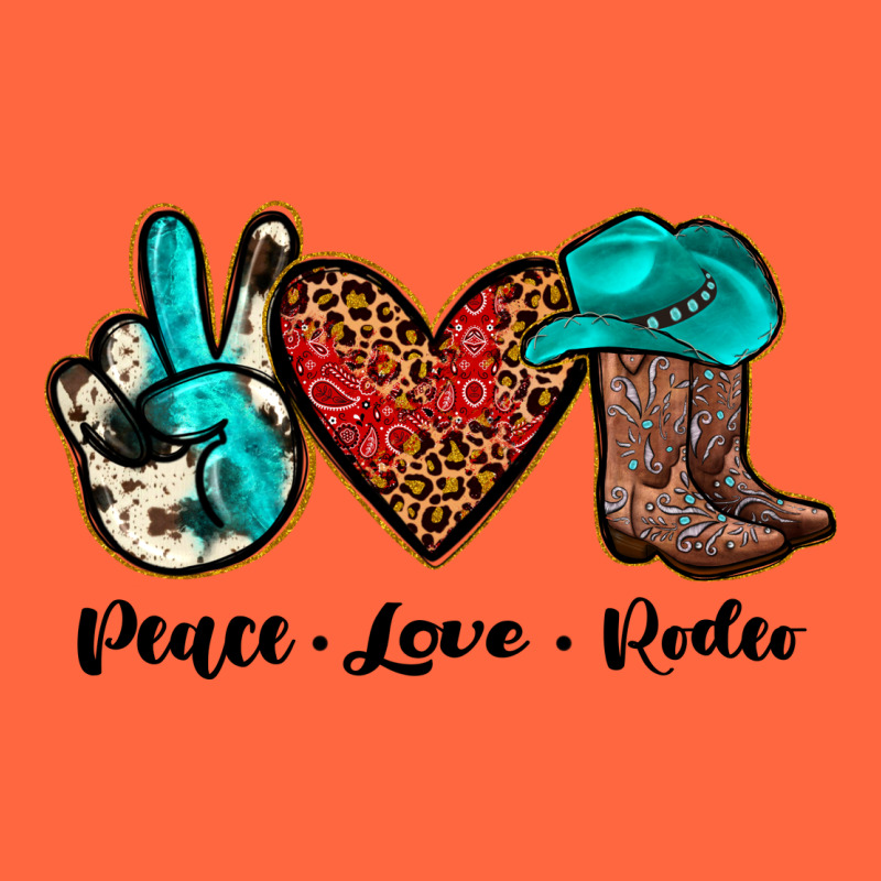 Peace Love Rodeo Premium Hoodie by JahusDesignShop | Teevron