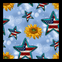 Patriotic Stars And Sunflower Urban Hoodie | Teevron