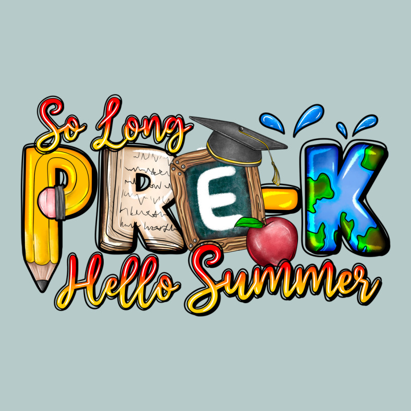 So Long Pre K Hello Summer Heavy Core Tee by CowhideDigitalArt | Teevron