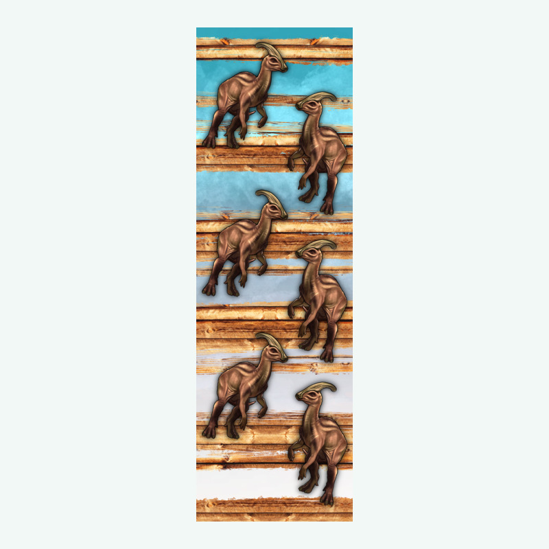 Dinosaur Parasaurolophus Pen Wrap Premium Hoodie by Artiststas | Teevron