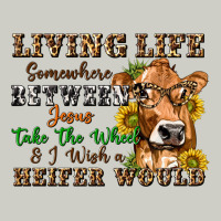 Living Life Somewhere Between Jesus Take The Wheel Heavyweight Hoodie | Teevron
