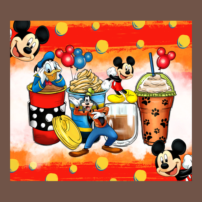 Cartoon Characters Coffee Cups Premium Sweatshirt by Zillion Design Studio | Teevron