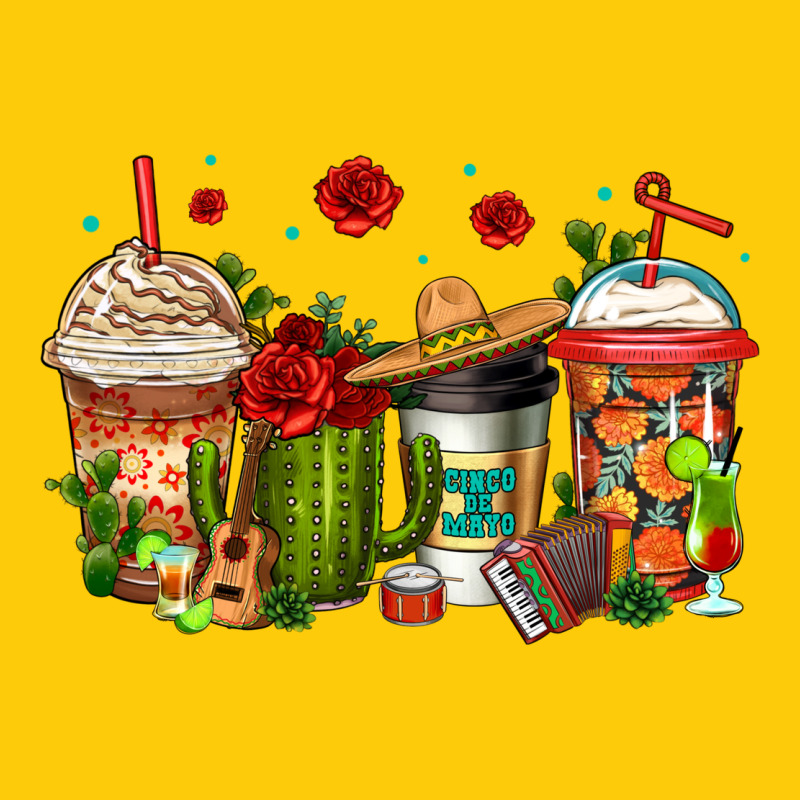 Cinco De Mayo Coffee Cups Premium Hoodie by Jasminsmagicworld | Teevron